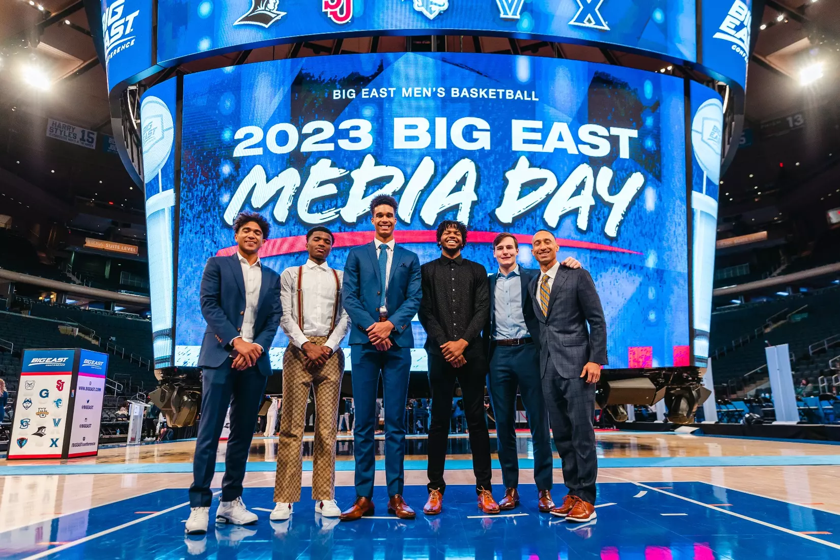 NEW YORK, NY - OCTOBER 24: during Big East basketball media day at Madison Square Garden on October 24, 2023 in New York City.