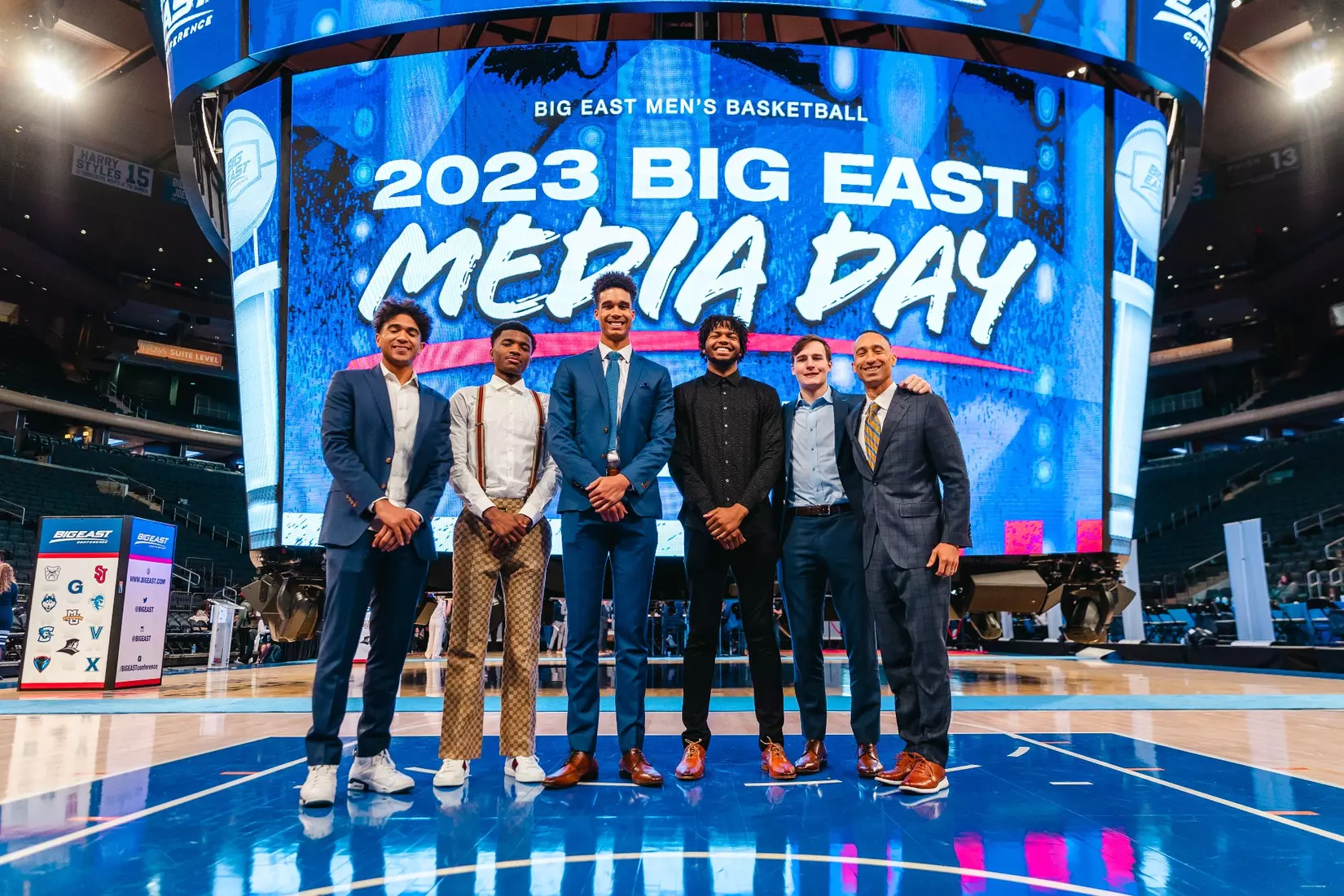 NEW YORK, NY - OCTOBER 24: during Big East basketball media day at Madison Square Garden on October 24, 2023 in New York City.