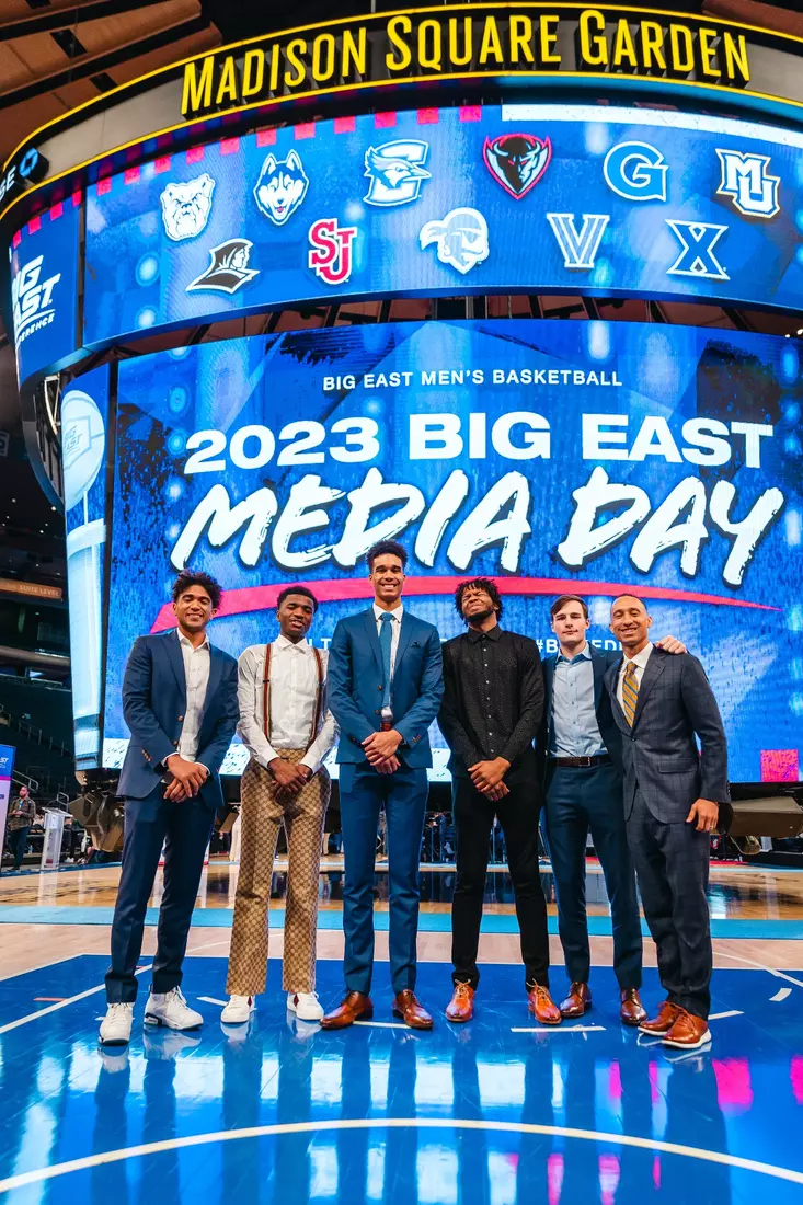 NEW YORK, NY - OCTOBER 24: during Big East basketball media day at Madison Square Garden on October 24, 2023 in New York City.