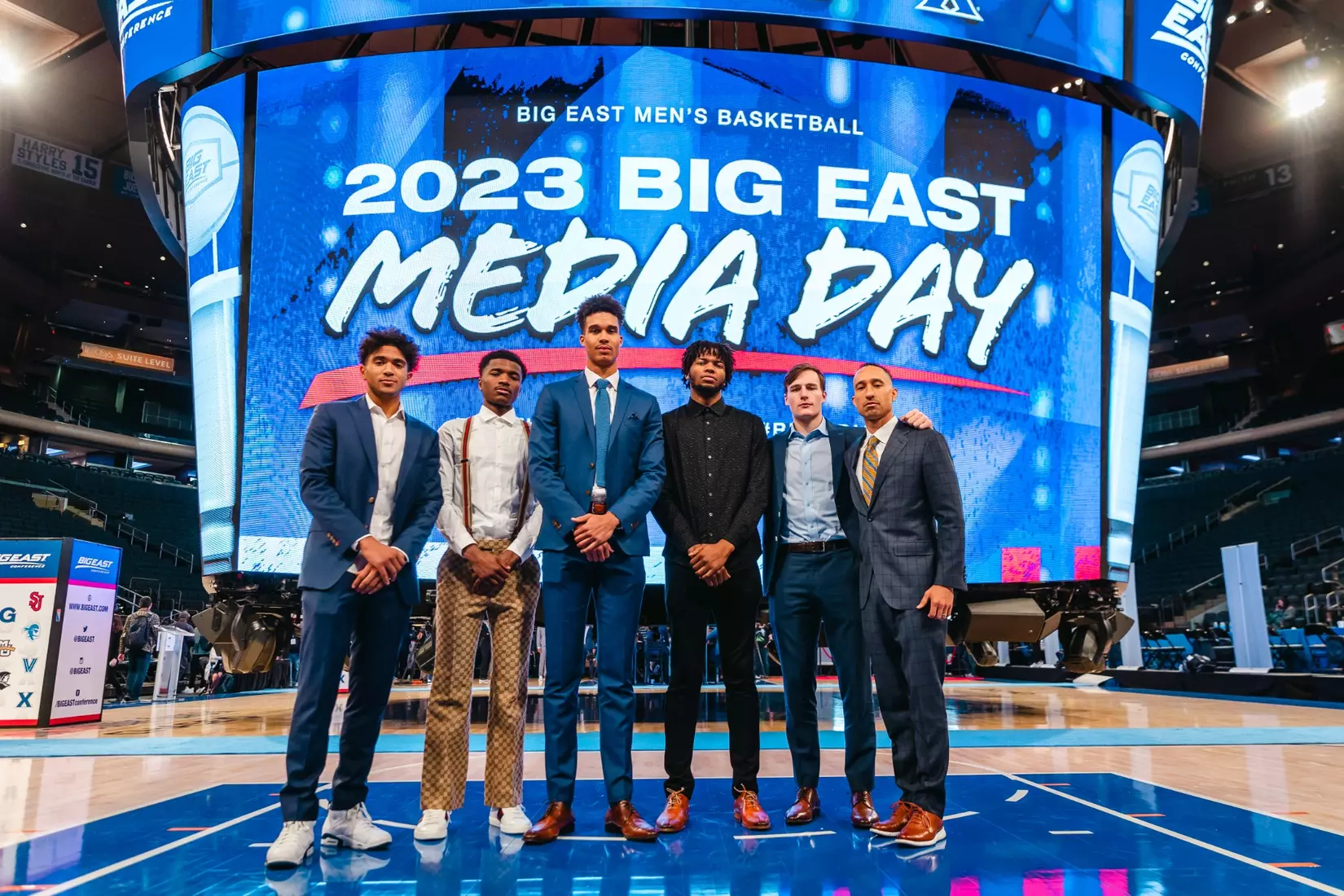 NEW YORK, NY - OCTOBER 24: during Big East basketball media day at Madison Square Garden on October 24, 2023 in New York City.