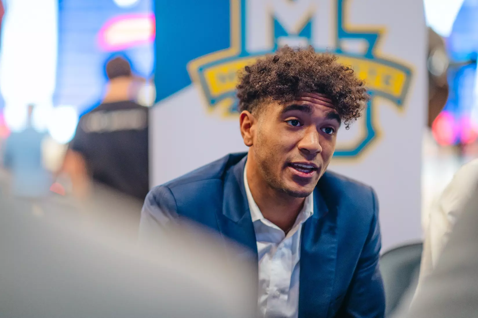 NEW YORK, NY - OCTOBER 24: during Big East basketball media day at Madison Square Garden on October 24, 2023 in New York City.