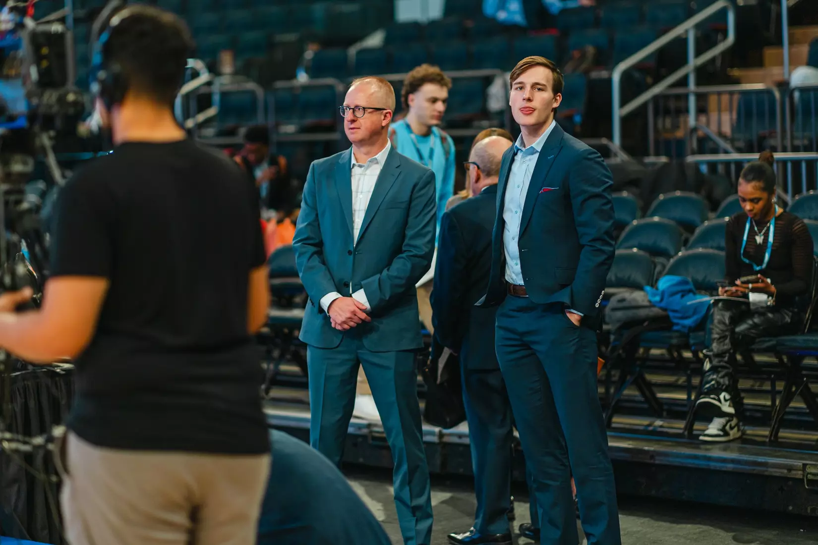 NEW YORK, NY - OCTOBER 24: during Big East basketball media day at Madison Square Garden on October 24, 2023 in New York City.