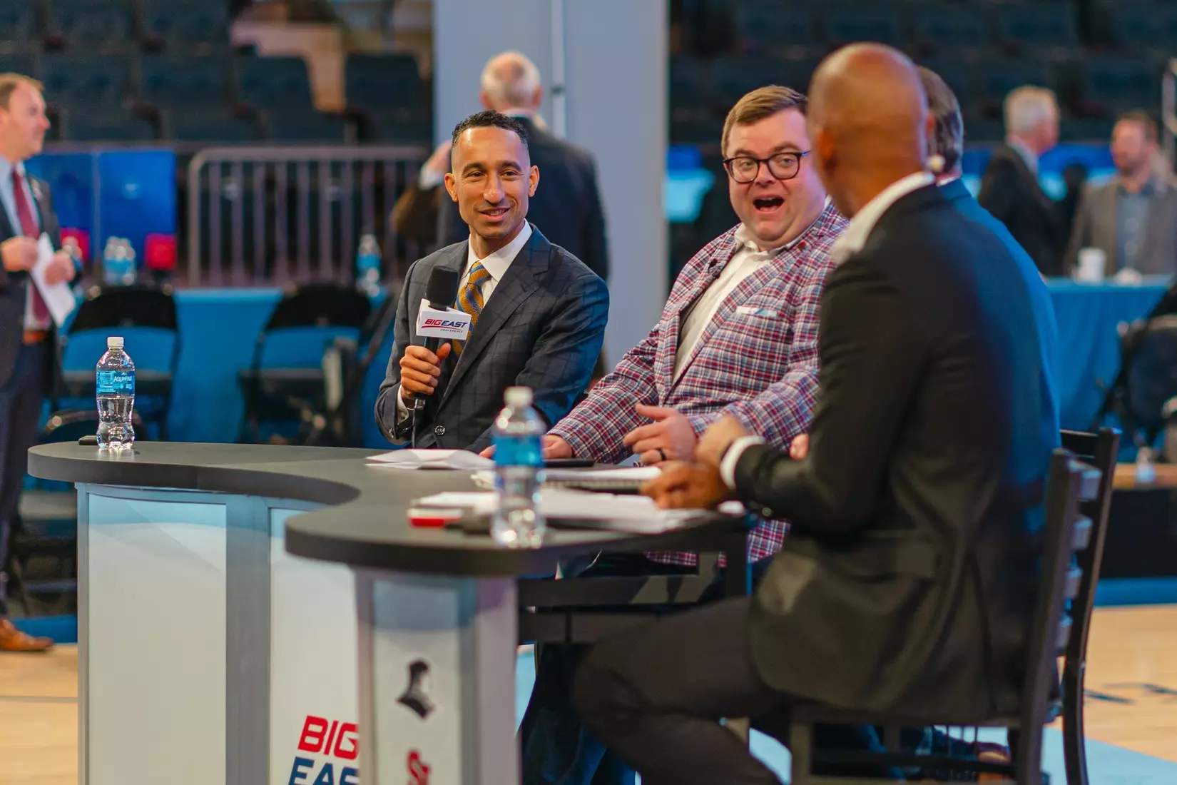 NEW YORK, NY - OCTOBER 24: during Big East basketball media day at Madison Square Garden on October 24, 2023 in New York City.