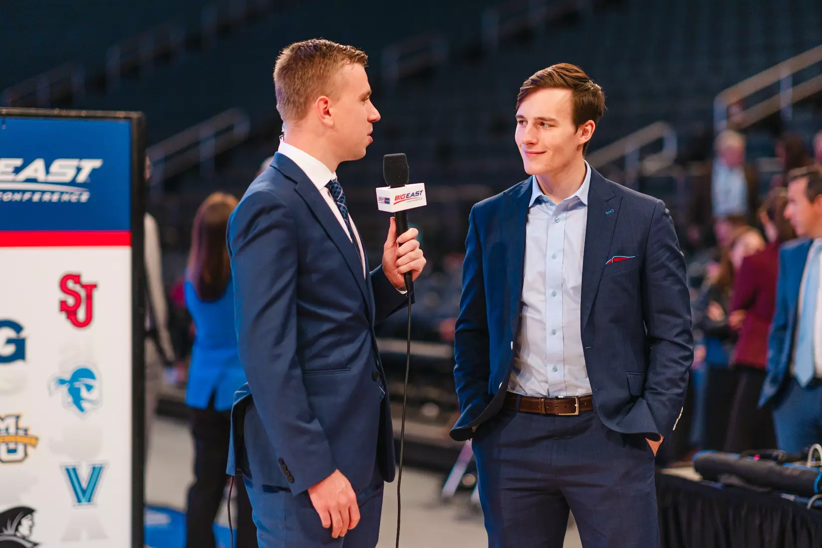 NEW YORK, NY - OCTOBER 24: during Big East basketball media day at Madison Square Garden on October 24, 2023 in New York City.