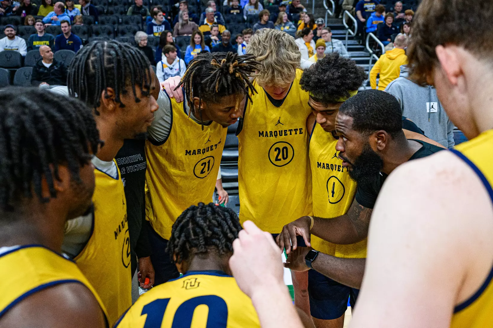 Marquette Men's Basketball Blue vs. Gold Scrimmage at Fiserv Forum on Saturday, October 7th, 2023 in Milwaukee, Wi