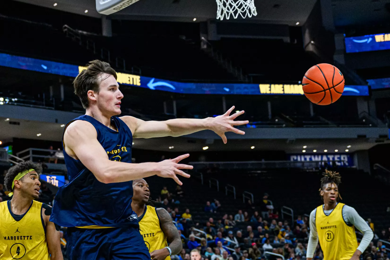 Marquette Men's Basketball Blue vs. Gold Scrimmage at Fiserv Forum on Saturday, October 7th, 2023 in Milwaukee, Wi
