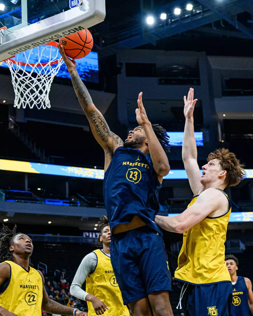 Marquette Men's Basketball Blue vs. Gold Scrimmage at Fiserv Forum on Saturday, October 7th, 2023 in Milwaukee, Wi