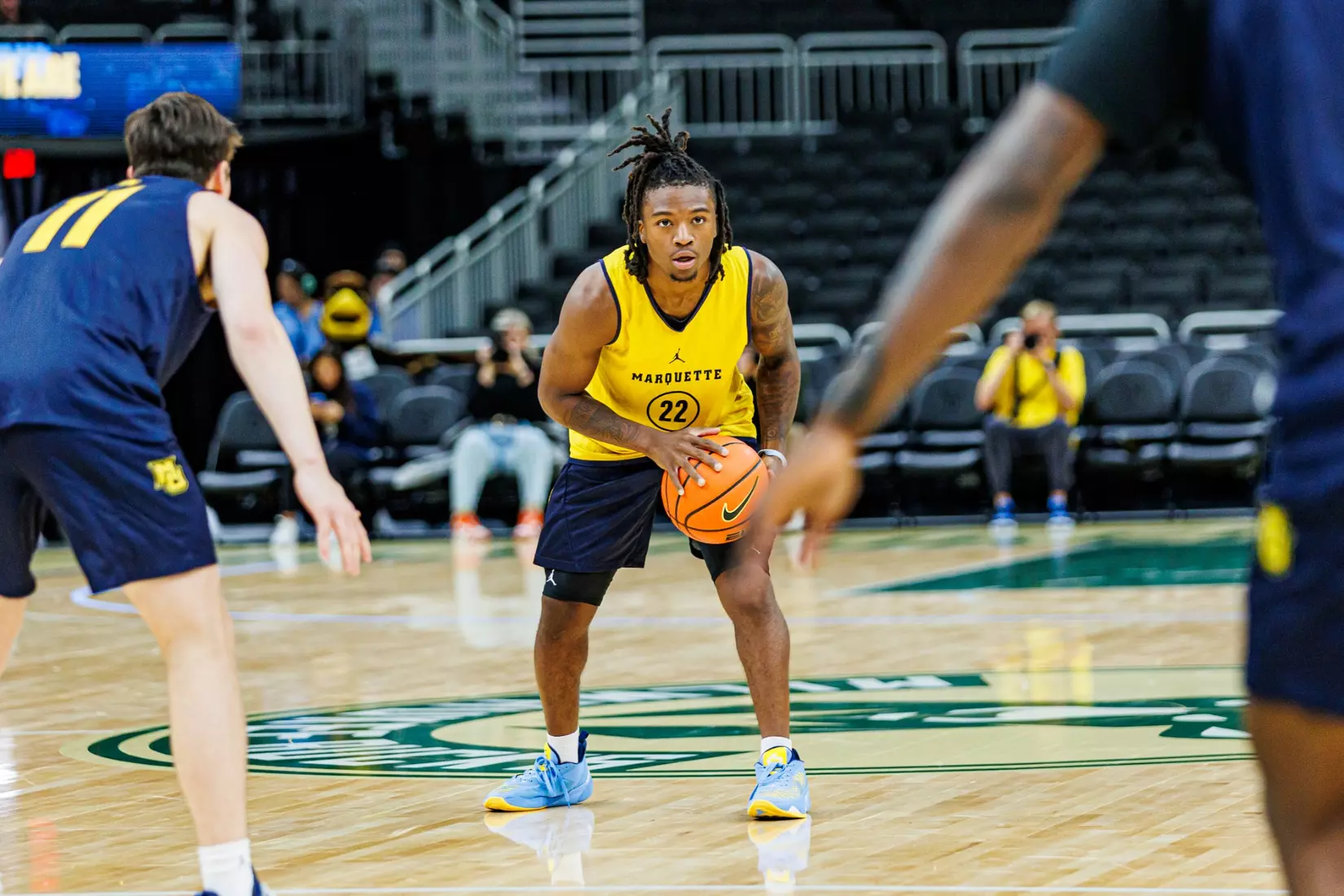 Marquette Men's Basketball Blue vs. Gold Scrimmage at Fiserv Forum on Saturday, October 7th, 2023 in Milwaukee, Wi