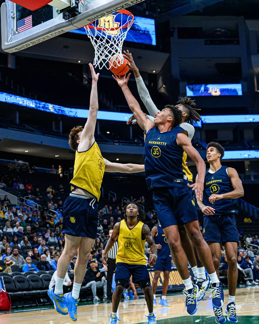Marquette Men's Basketball Blue vs. Gold Scrimmage at Fiserv Forum on Saturday, October 7th, 2023 in Milwaukee, Wi