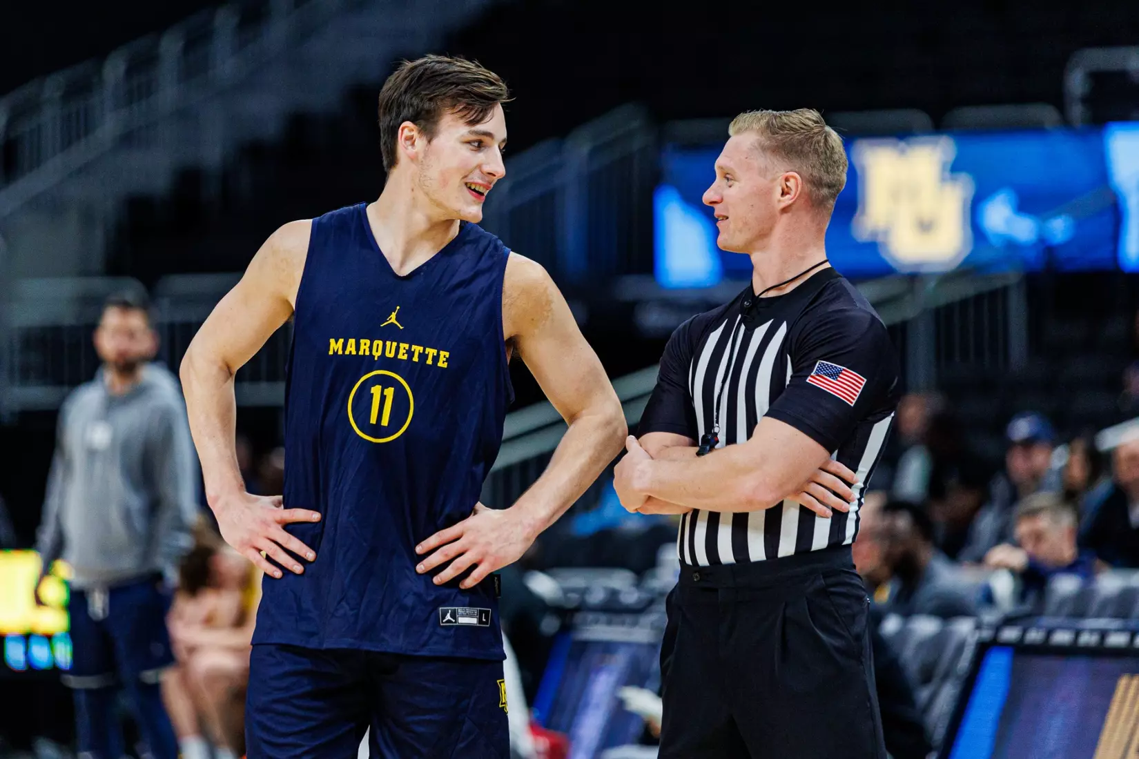 Marquette Men's Basketball Blue vs. Gold Scrimmage at Fiserv Forum on Saturday, October 7th, 2023 in Milwaukee, Wi