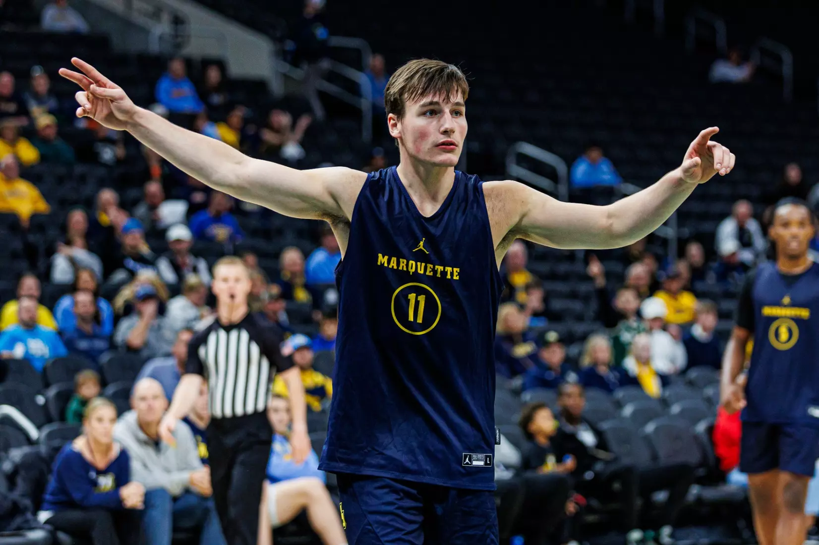 Marquette Men's Basketball Blue vs. Gold Scrimmage at Fiserv Forum on Saturday, October 7th, 2023 in Milwaukee, Wi