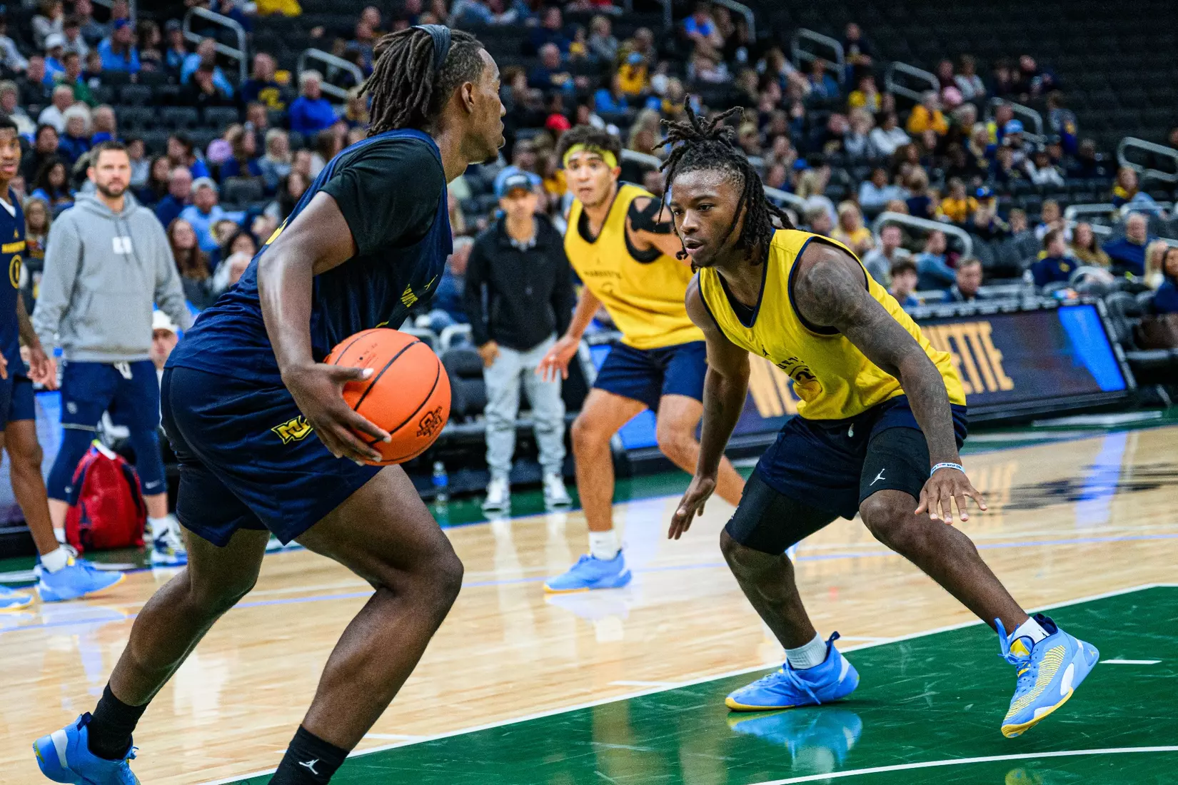 Marquette Men's Basketball Blue vs. Gold Scrimmage at Fiserv Forum on Saturday, October 7th, 2023 in Milwaukee, Wi