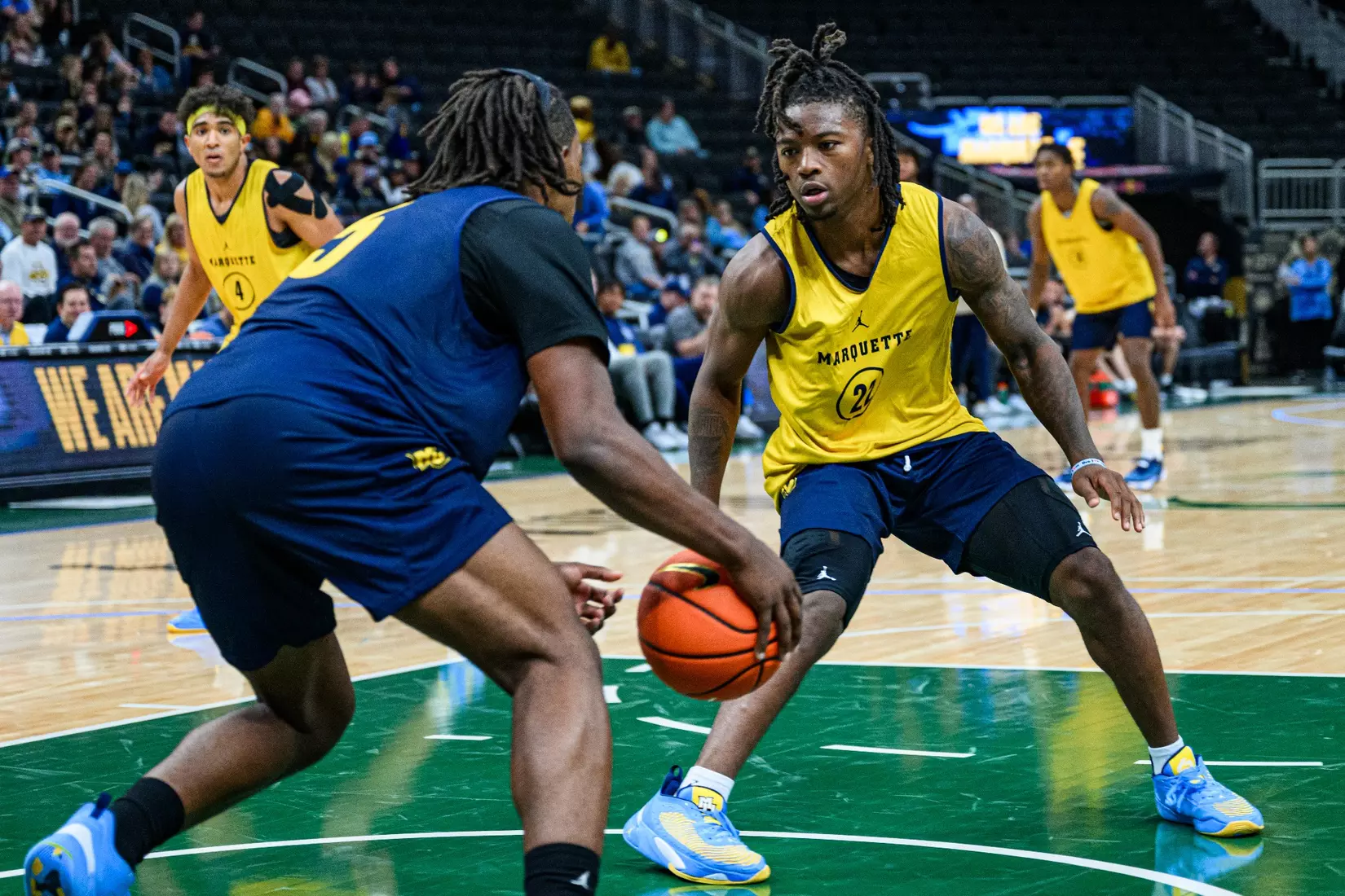 Marquette Men's Basketball Blue vs. Gold Scrimmage at Fiserv Forum on Saturday, October 7th, 2023 in Milwaukee, Wi