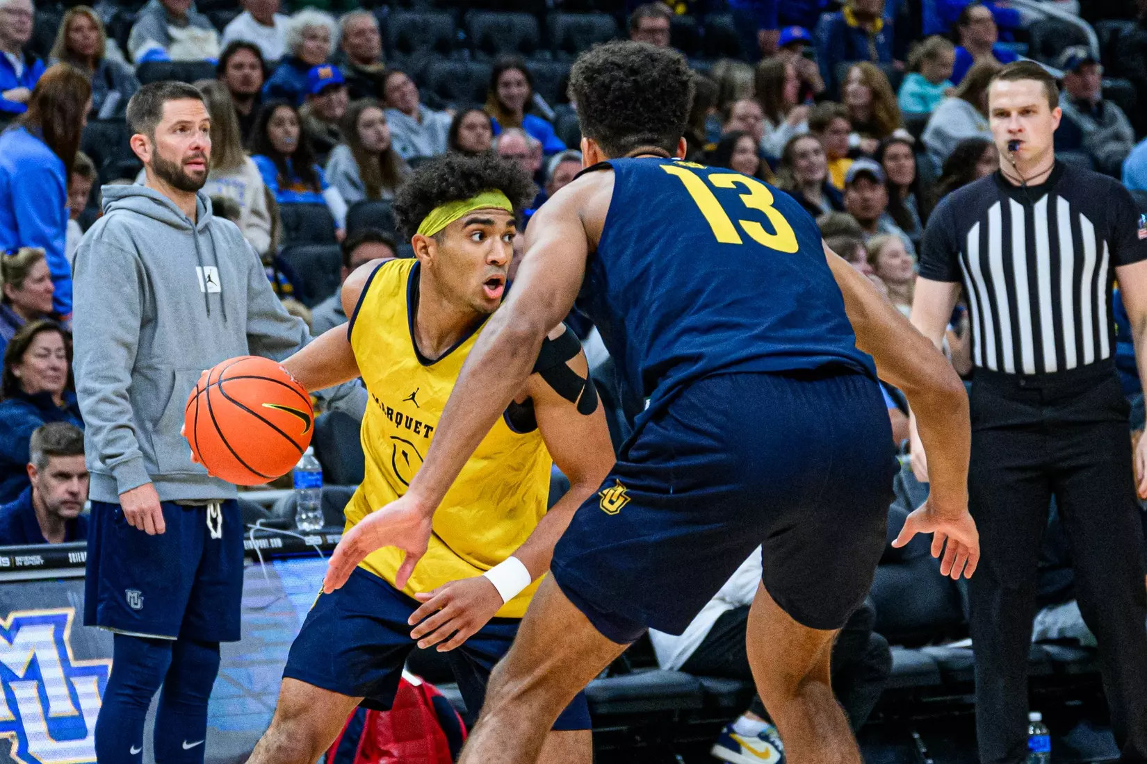 Marquette Men's Basketball Blue vs. Gold Scrimmage at Fiserv Forum on Saturday, October 7th, 2023 in Milwaukee, Wi
