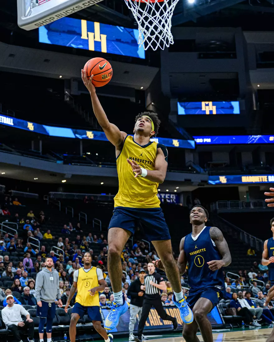 Marquette Men's Basketball Blue vs. Gold Scrimmage at Fiserv Forum on Saturday, October 7th, 2023 in Milwaukee, Wi