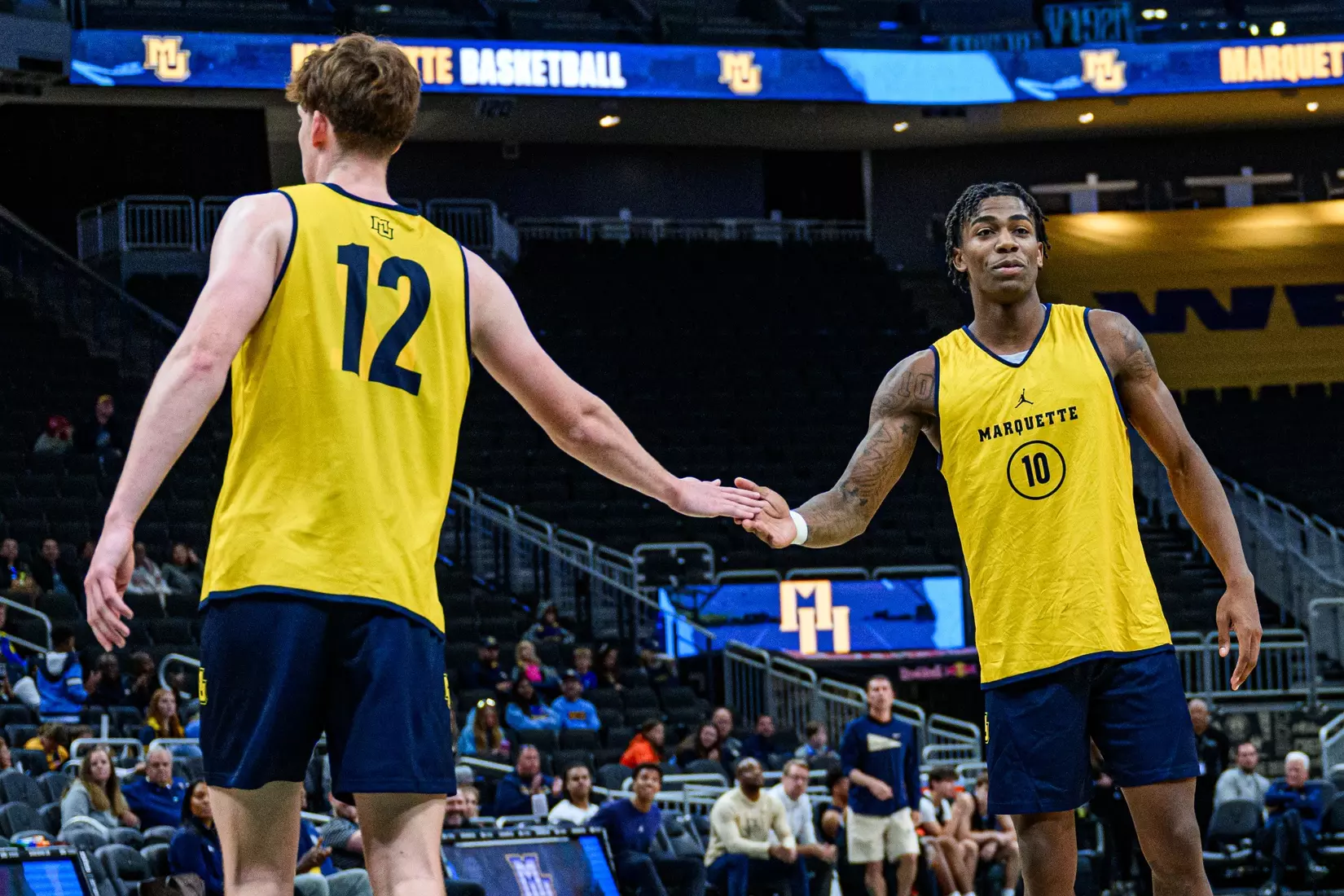 Marquette Men's Basketball Blue vs. Gold Scrimmage at Fiserv Forum on Saturday, October 7th, 2023 in Milwaukee, Wi
