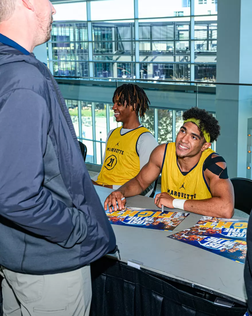 Marquette Men's Basketball Blue vs. Gold Scrimmage at Fiserv Forum on Saturday, October 7th, 2023 in Milwaukee, Wi