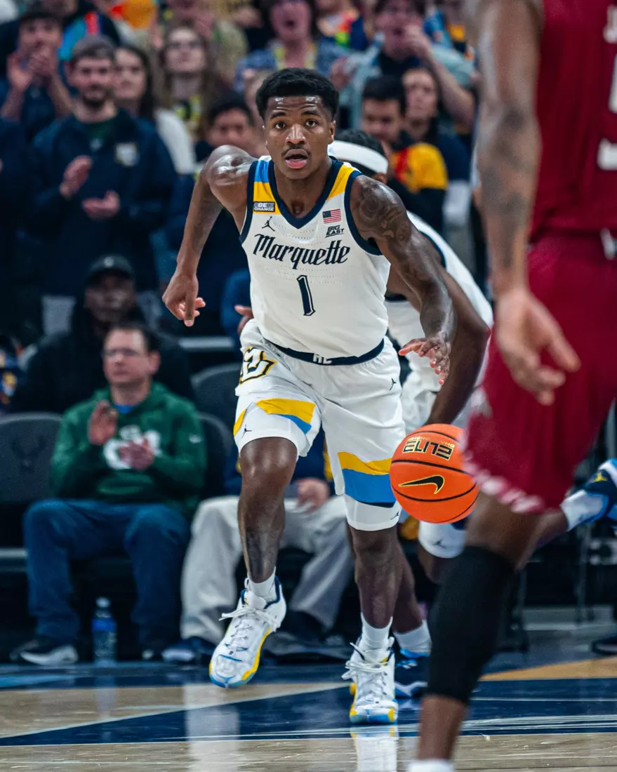 #5 Marquette Men's Basketball defeats Rider University 95-65 at Fiserv Forum on Friday November, 10 2023 in Milwaukee, WI.