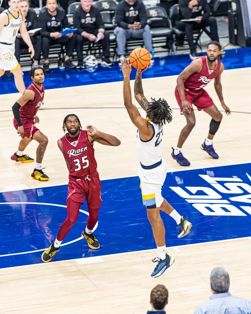 #5 Marquette Men's Basketball defeats Rider University 95-65 at Fiserv Forum on Friday November, 10 2023 in Milwaukee, WI.