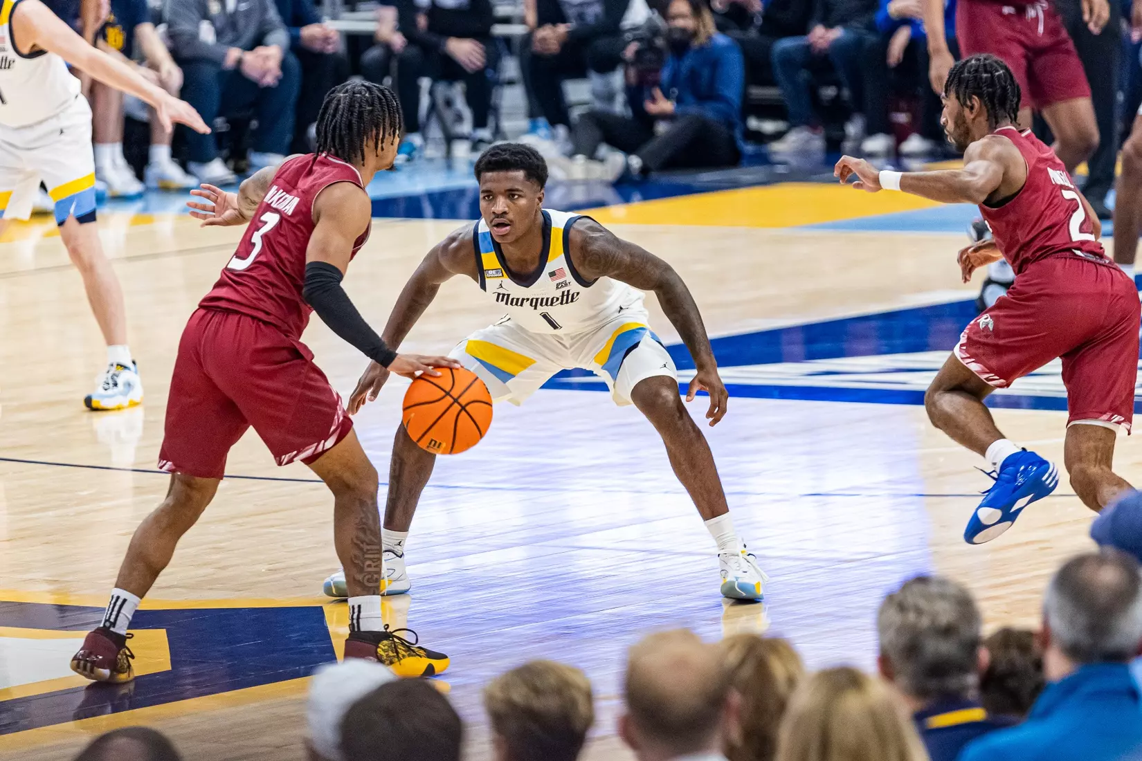 #5 Marquette Men's Basketball defeats Rider University 95-65 at Fiserv Forum on Friday November, 10 2023 in Milwaukee, WI.