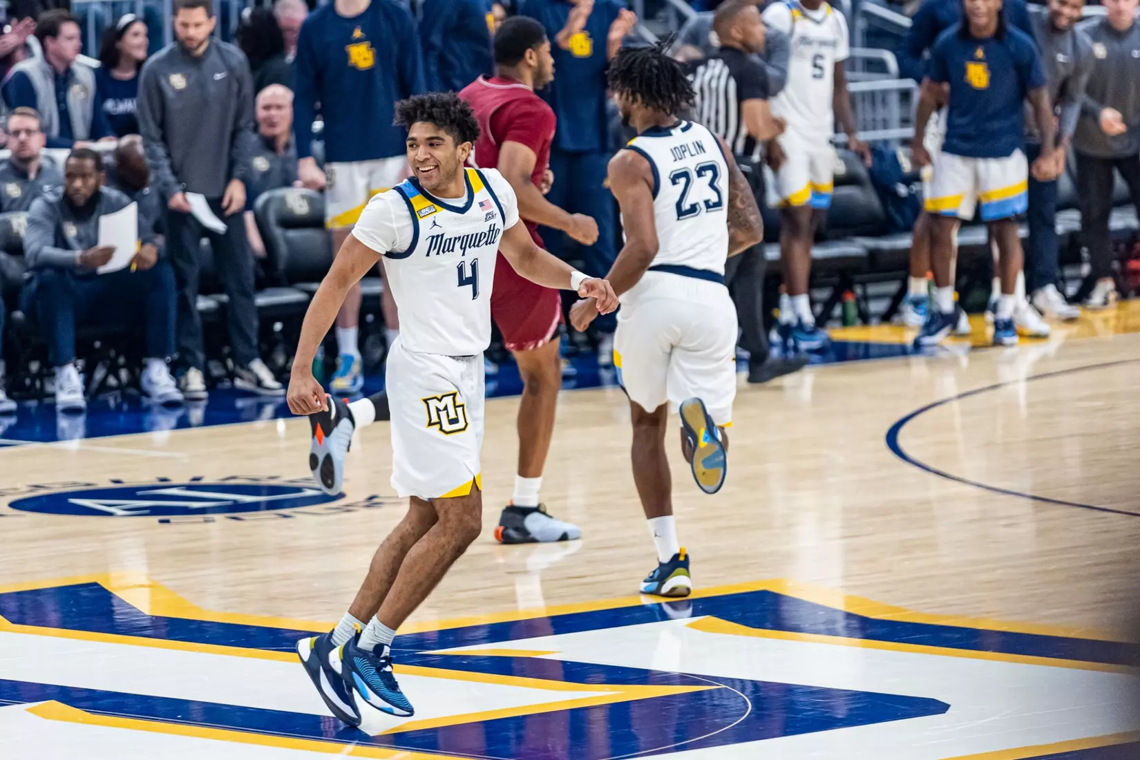 #5 Marquette Men's Basketball defeats Rider University 95-65 at Fiserv Forum on Friday November, 10 2023 in Milwaukee, WI.