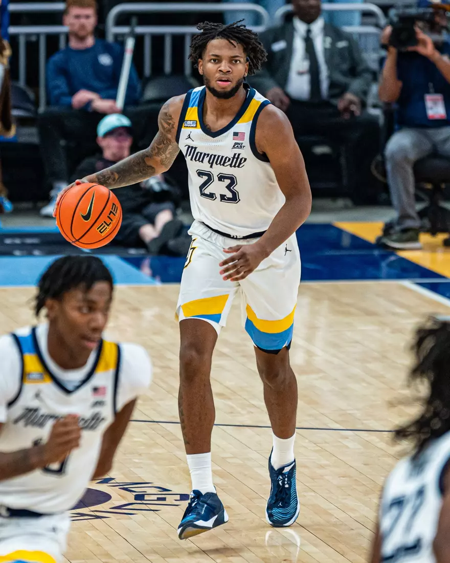 #5 Marquette Men's Basketball defeats Rider University 95-65 at Fiserv Forum on Friday November, 10 2023 in Milwaukee, WI.