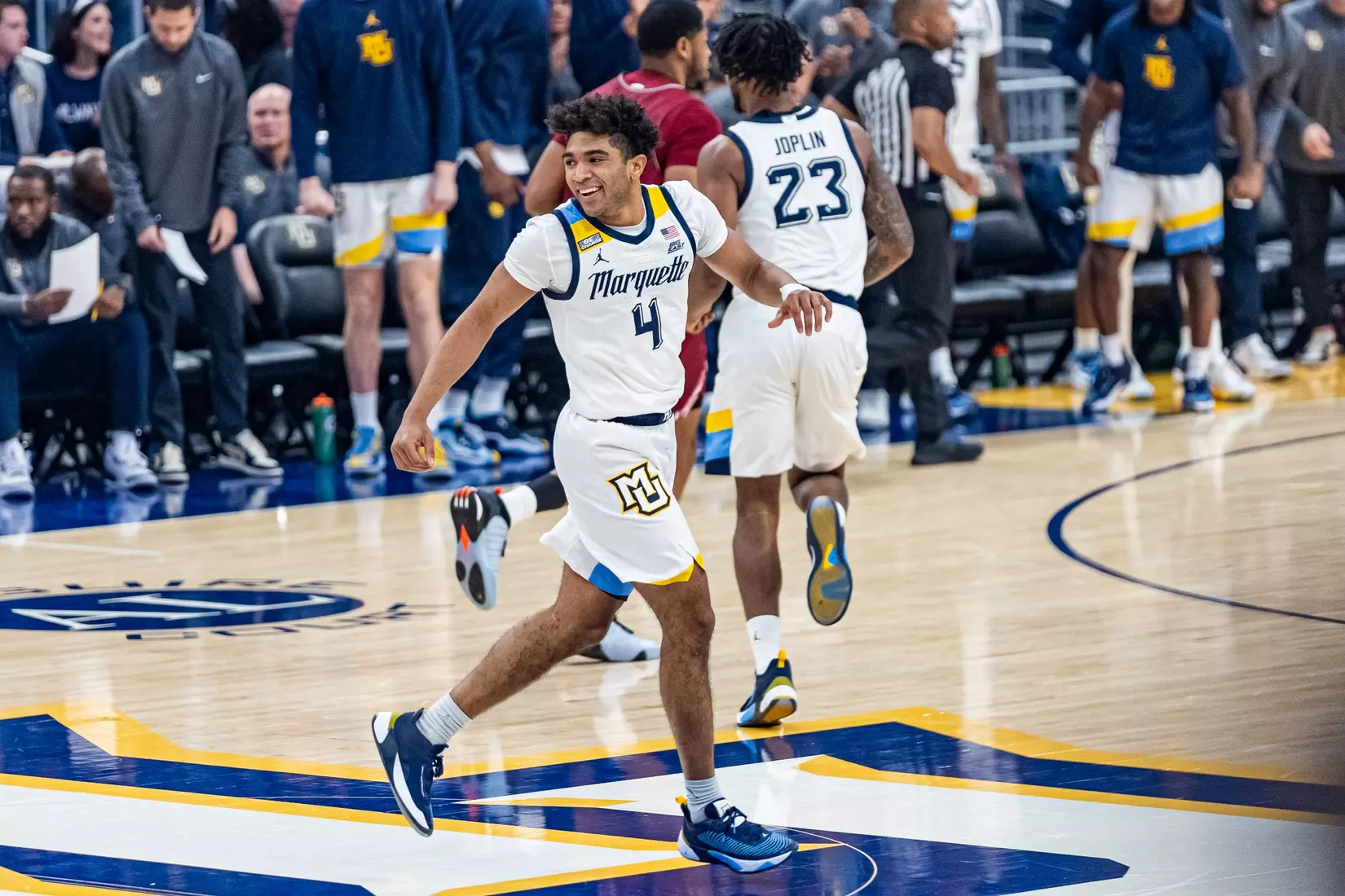 #5 Marquette Men's Basketball defeats Rider University 95-65 at Fiserv Forum on Friday November, 10 2023 in Milwaukee, WI.