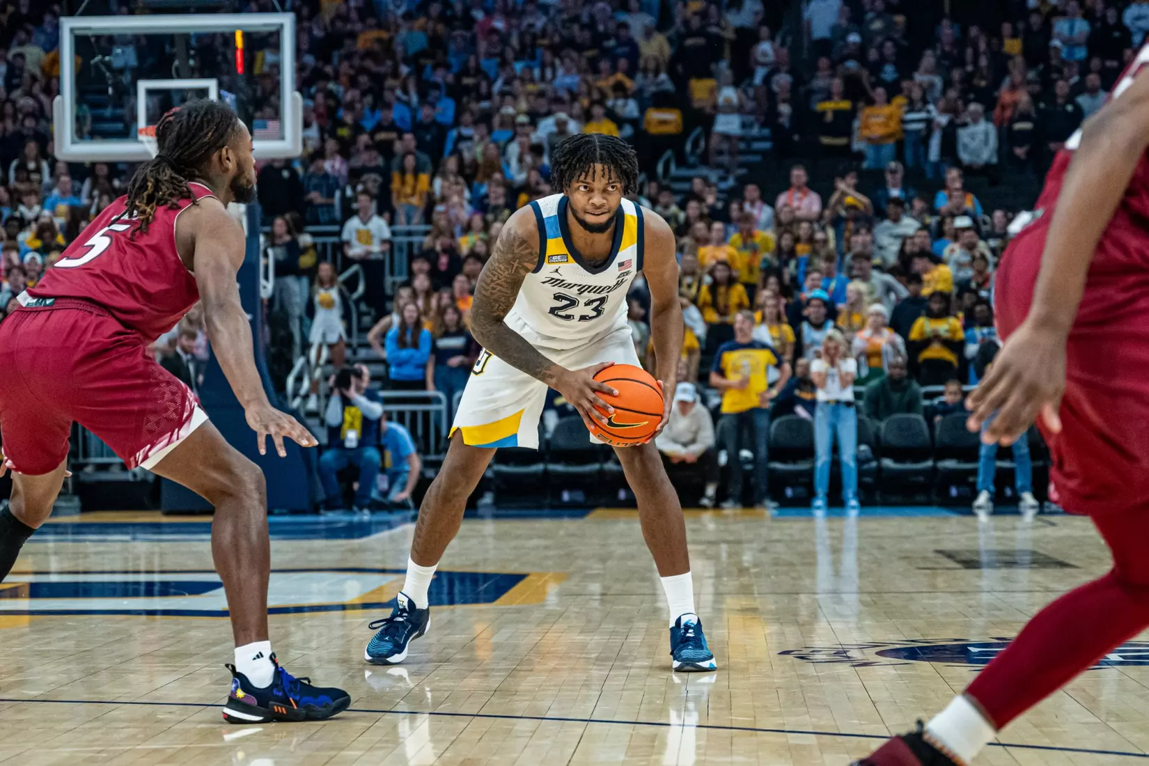 #5 Marquette Men's Basketball defeats Rider University 95-65 at Fiserv Forum on Friday November, 10 2023 in Milwaukee, WI.
