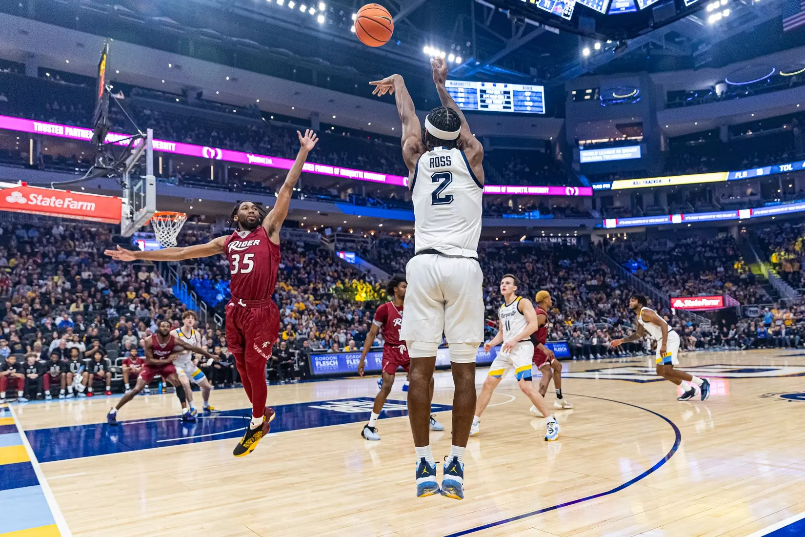#5 Marquette Men's Basketball defeats Rider University 95-65 at Fiserv Forum on Friday November, 10 2023 in Milwaukee, WI.
