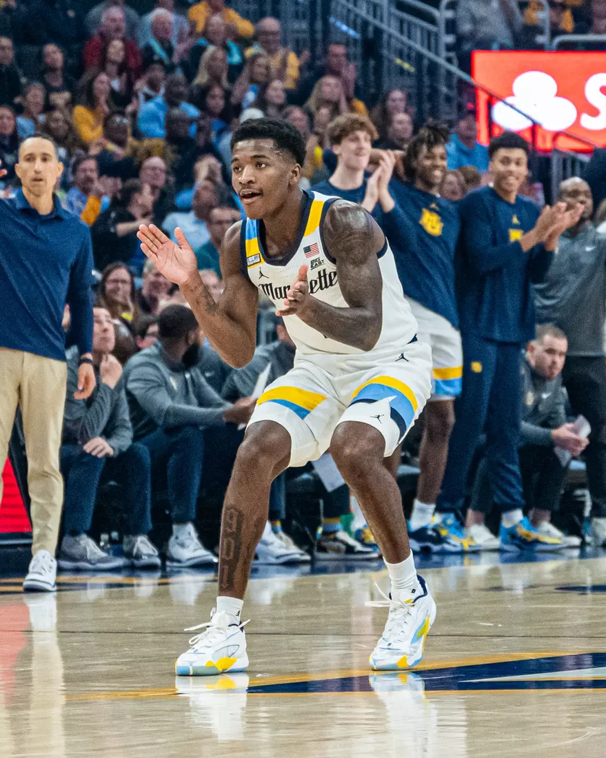 #5 Marquette Men's Basketball defeats Rider University 95-65 at Fiserv Forum on Friday November, 10 2023 in Milwaukee, WI.