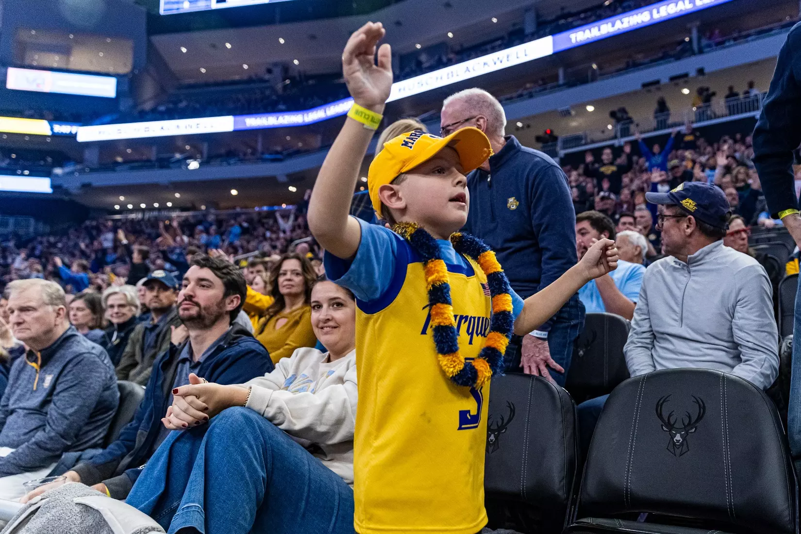 #5 Marquette Men's Basketball defeats Rider University 95-65 at Fiserv Forum on Friday November, 10 2023 in Milwaukee, WI.