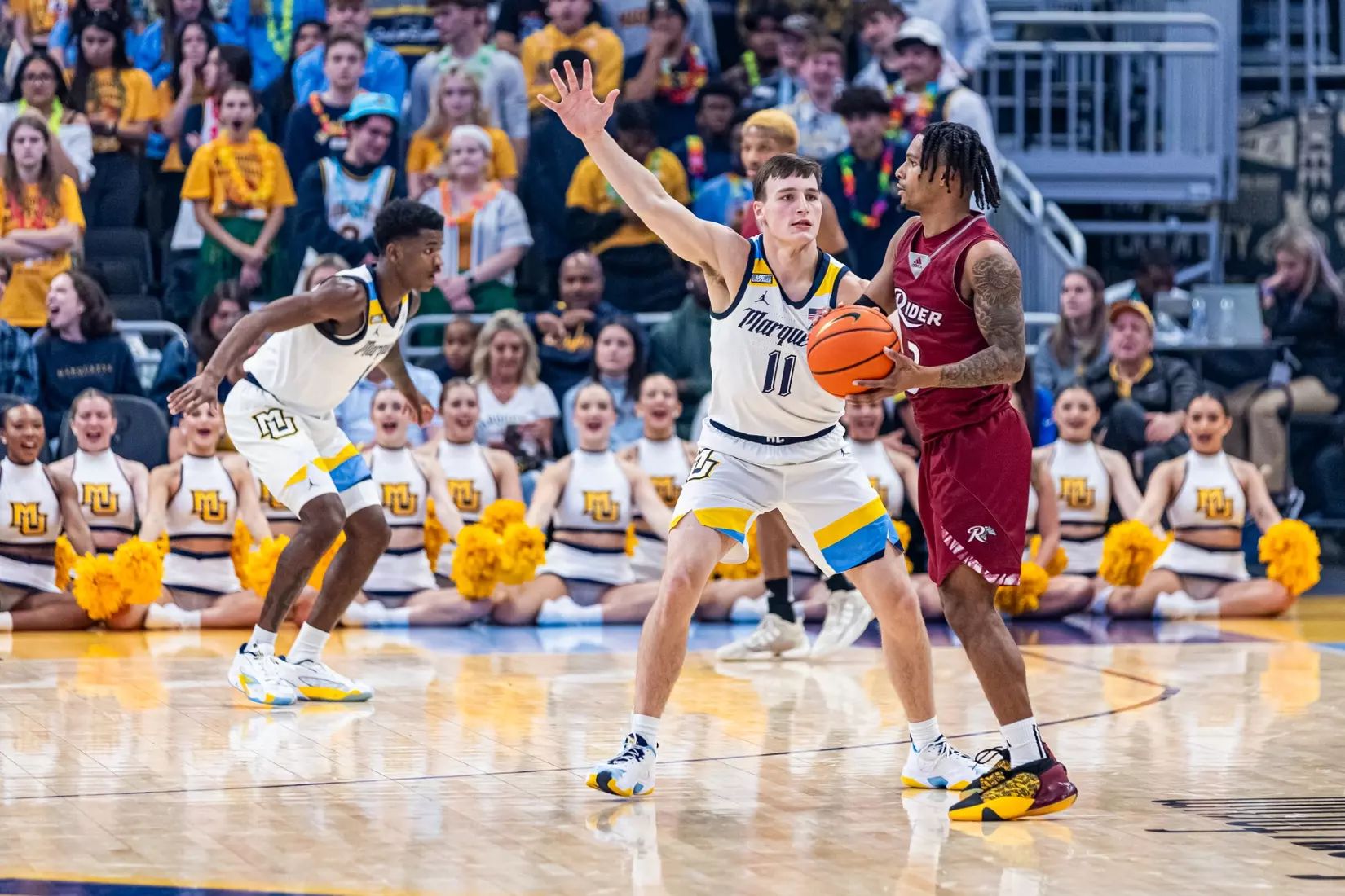 #5 Marquette Men's Basketball defeats Rider University 95-65 at Fiserv Forum on Friday November, 10 2023 in Milwaukee, WI.