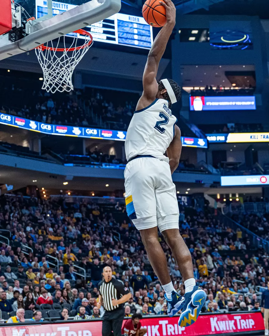 #5 Marquette Men's Basketball defeats Rider University 95-65 at Fiserv Forum on Friday November, 10 2023 in Milwaukee, WI.