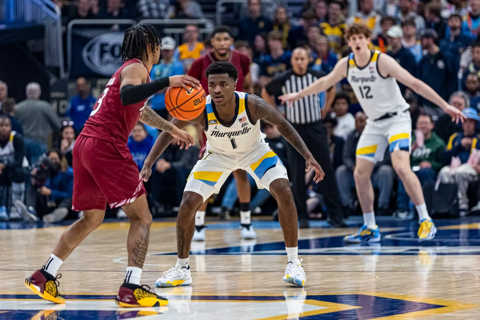 #5 Marquette Men's Basketball defeats Rider University 95-65 at Fiserv Forum on Friday November, 10 2023 in Milwaukee, WI.