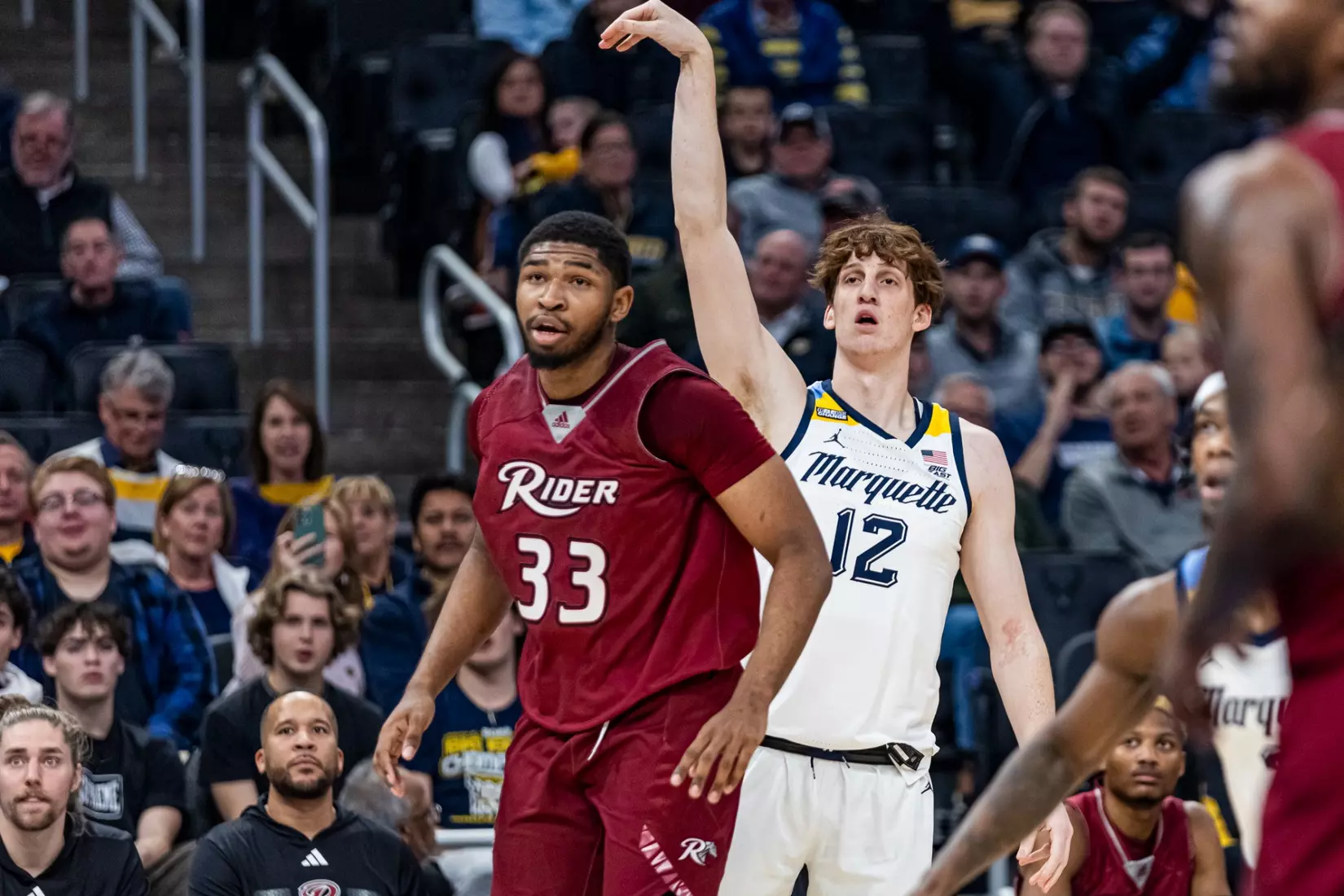 #5 Marquette Men's Basketball defeats Rider University 95-65 at Fiserv Forum on Friday November, 10 2023 in Milwaukee, WI.