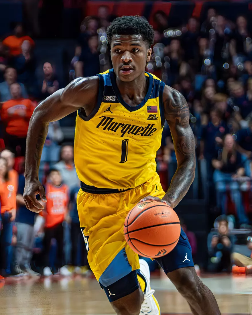#5 Marquette defeats #23 Illinois 71-64 at State Farm Center ion Tuesday November 14, 2023 in Champaign, Illinois.