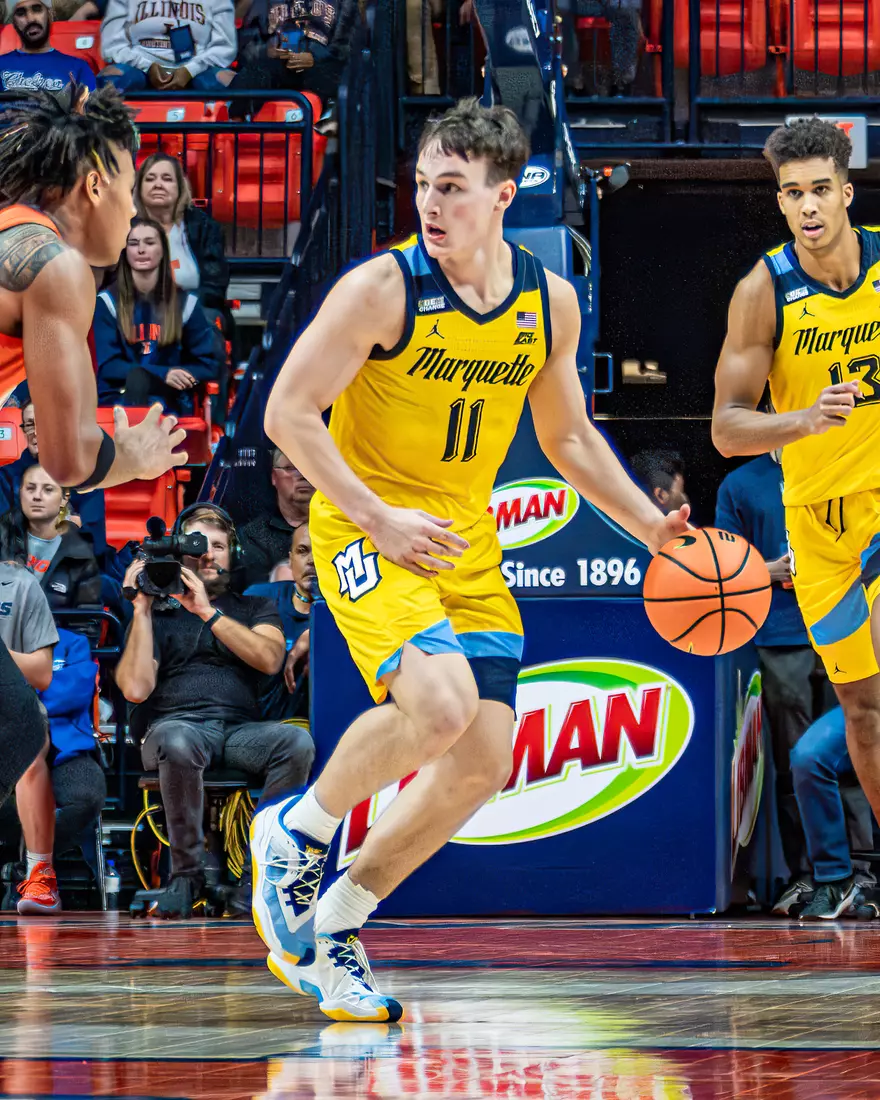 #5 Marquette defeats #23 Illinois 71-64 at State Farm Center ion Tuesday November 14, 2023 in Champaign, Illinois.