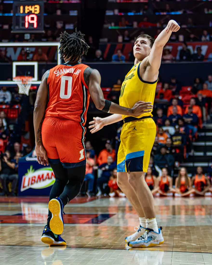 #5 Marquette defeats #23 Illinois 71-64 at State Farm Center ion Tuesday November 14, 2023 in Champaign, Illinois.