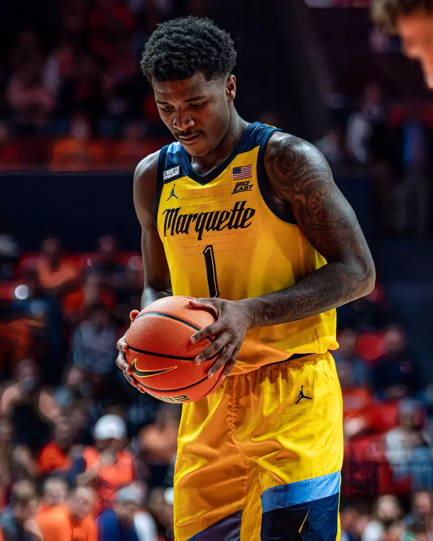#5 Marquette defeats #23 Illinois 71-64 at State Farm Center ion Tuesday November 14, 2023 in Champaign, Illinois.