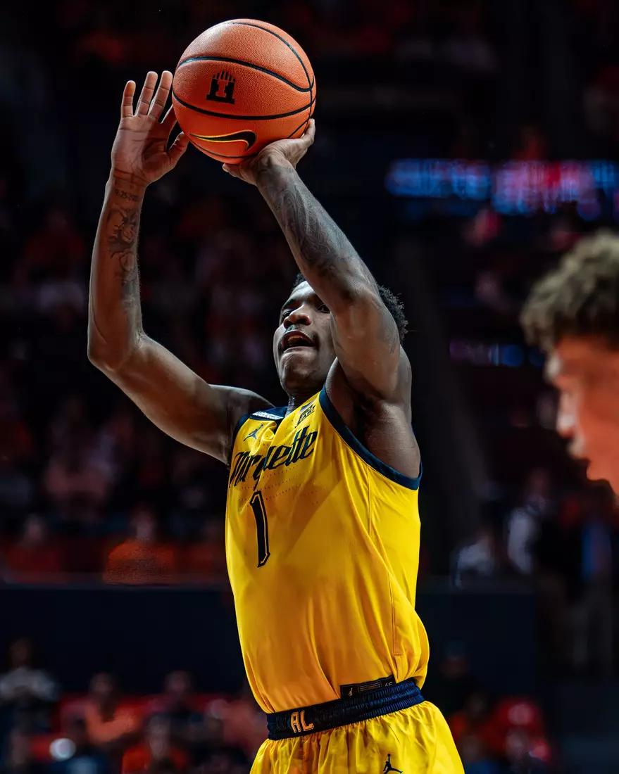 #5 Marquette defeats #23 Illinois 71-64 at State Farm Center ion Tuesday November 14, 2023 in Champaign, Illinois.