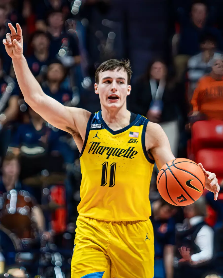 #5 Marquette defeats #23 Illinois 71-64 at State Farm Center ion Tuesday November 14, 2023 in Champaign, Illinois.