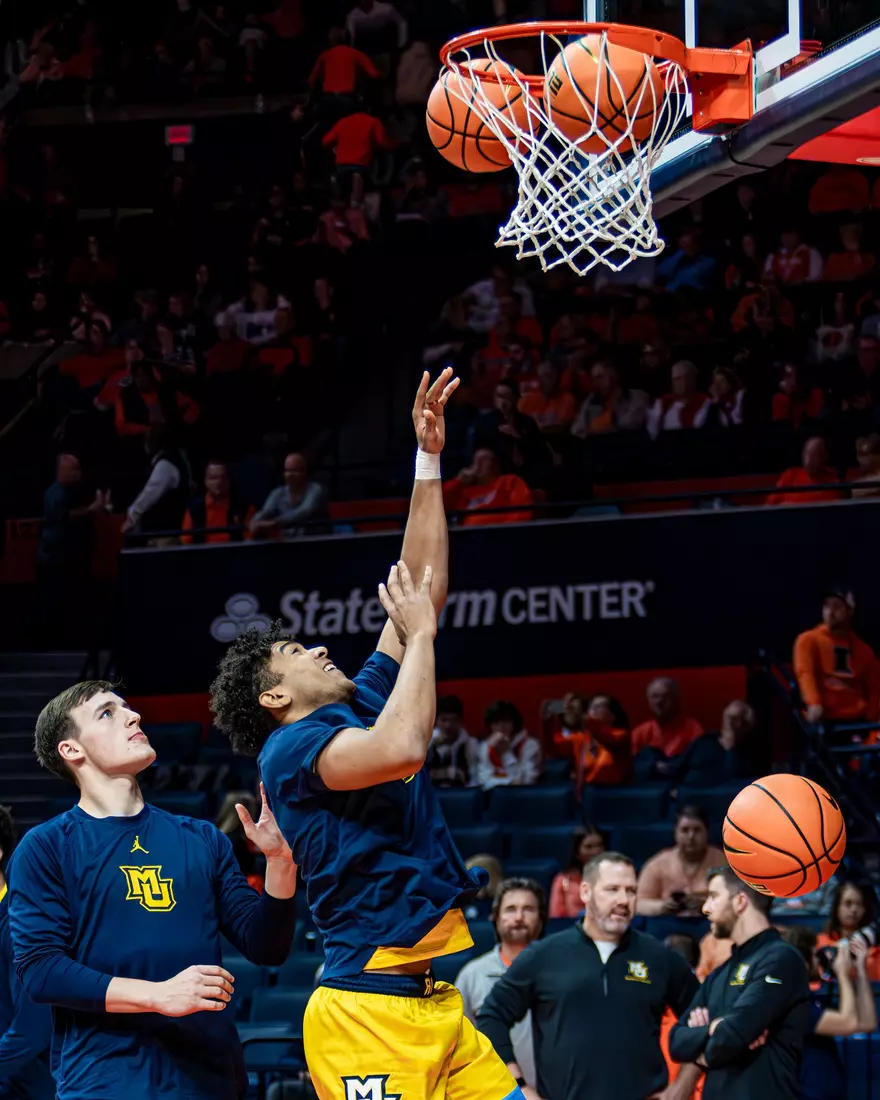 #4 Marquette defeats #23 Illinois 71-64 at State Farm Center ion Tuesday November 14, 2023 in Champaign, Illinois.