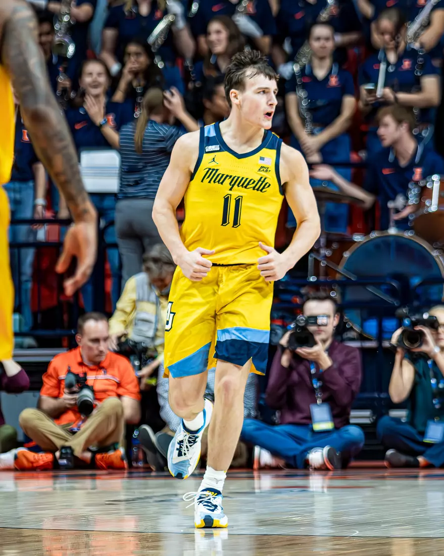 #4 Marquette defeats #23 Illinois 71-64 at State Farm Center ion Tuesday November 14, 2023 in Champaign, Illinois.