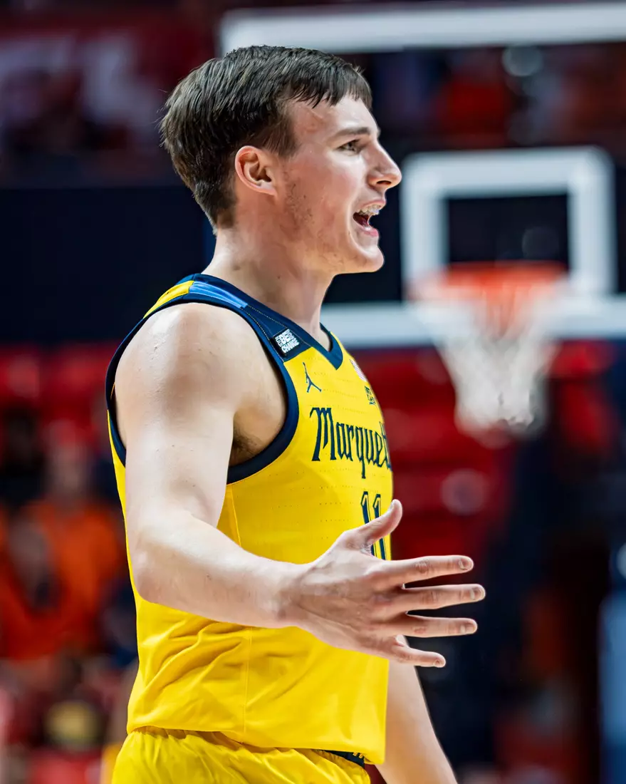 #4 Marquette defeats #23 Illinois 71-64 at State Farm Center ion Tuesday November 14, 2023 in Champaign, Illinois.