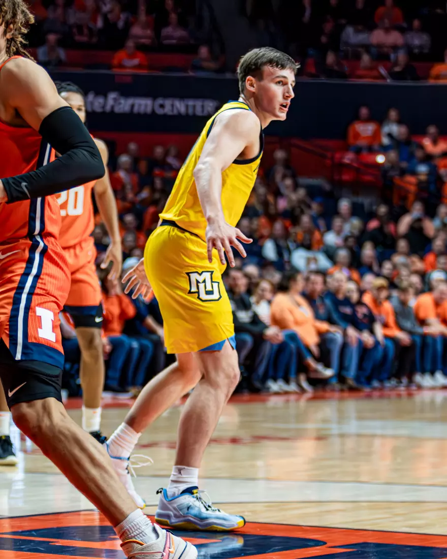 #4 Marquette defeats #23 Illinois 71-64 at State Farm Center ion Tuesday November 14, 2023 in Champaign, Illinois.