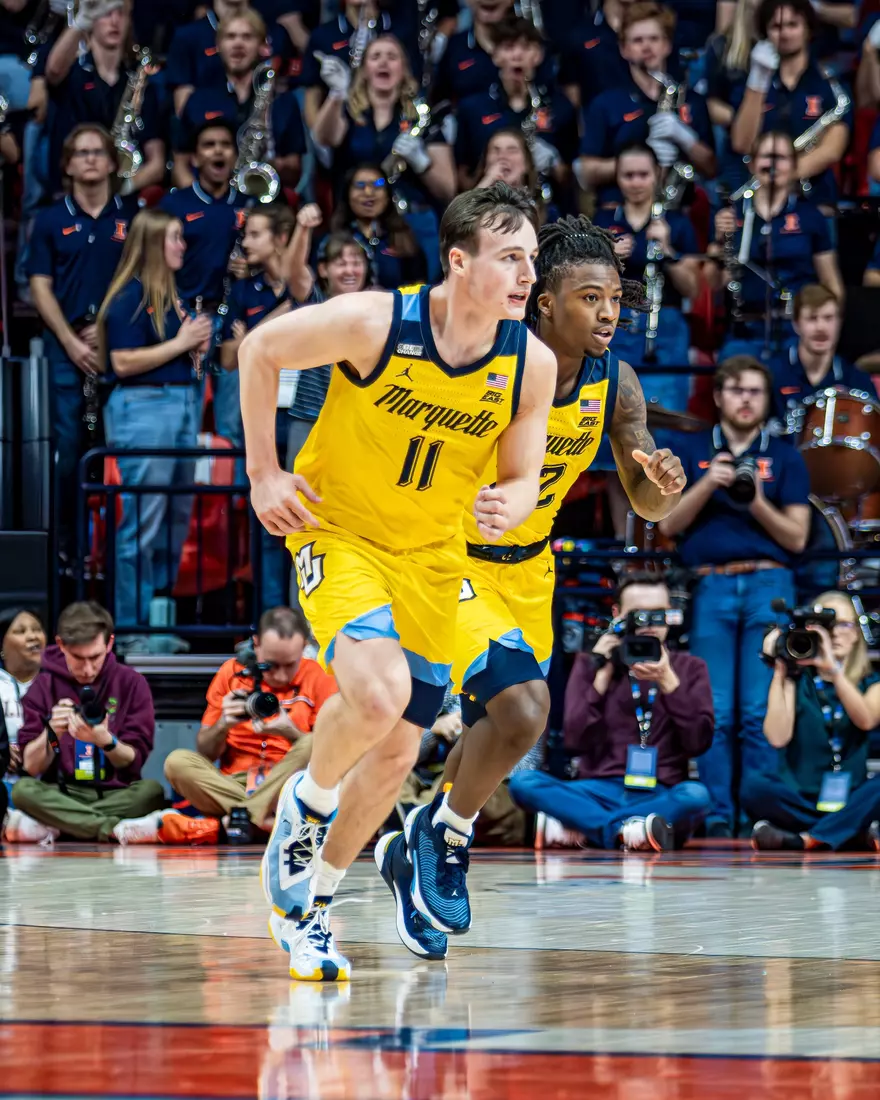 #4 Marquette defeats #23 Illinois 71-64 at State Farm Center ion Tuesday November 14, 2023 in Champaign, Illinois.