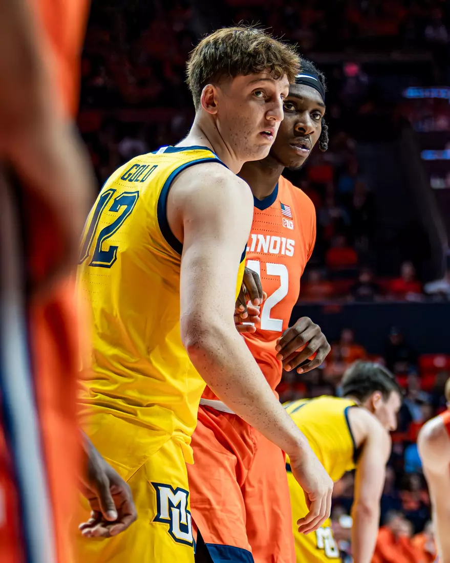 #4 Marquette defeats #23 Illinois 71-64 at State Farm Center ion Tuesday November 14, 2023 in Champaign, Illinois.