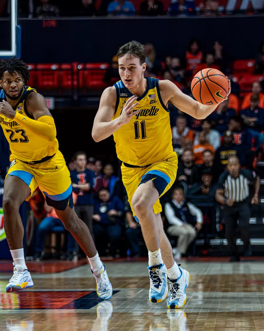 #4 Marquette defeats #23 Illinois 71-64 at State Farm Center ion Tuesday November 14, 2023 in Champaign, Illinois.