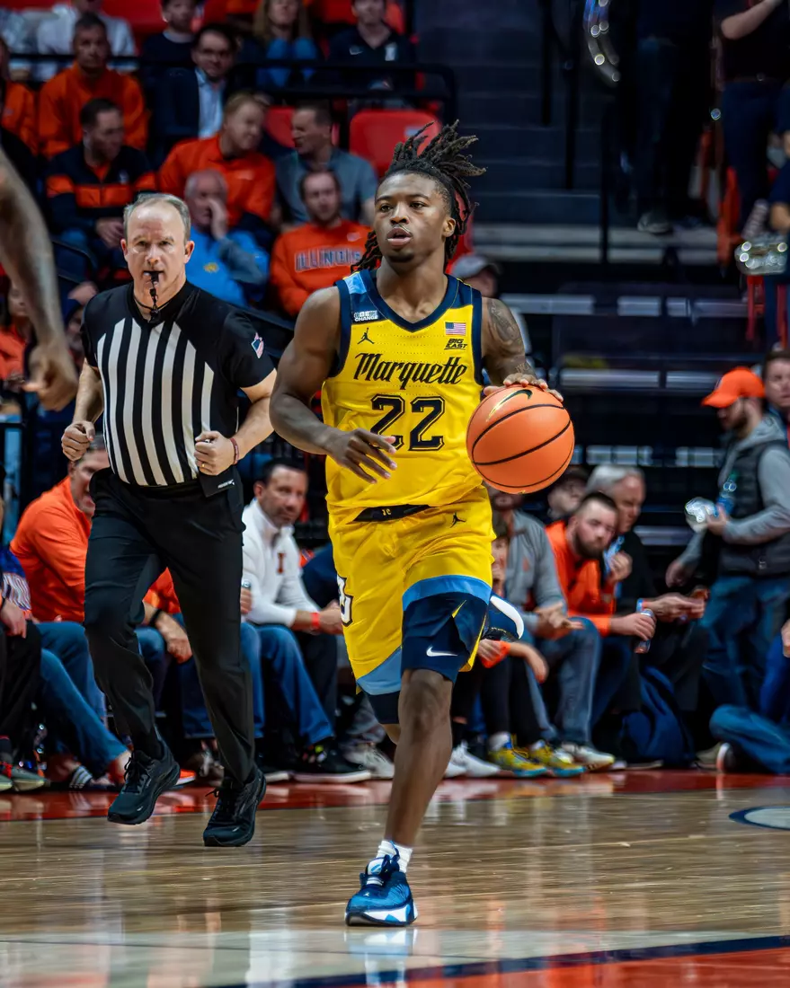 #4 Marquette defeats #23 Illinois 71-64 at State Farm Center ion Tuesday November 14, 2023 in Champaign, Illinois.