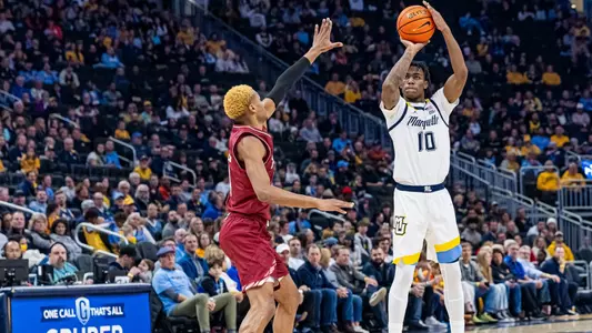 #5 Marquette Men's Basketball defeats Rider University 95-65 at Fiserv Forum on Friday November, 10 2023 in Milwaukee, WI.